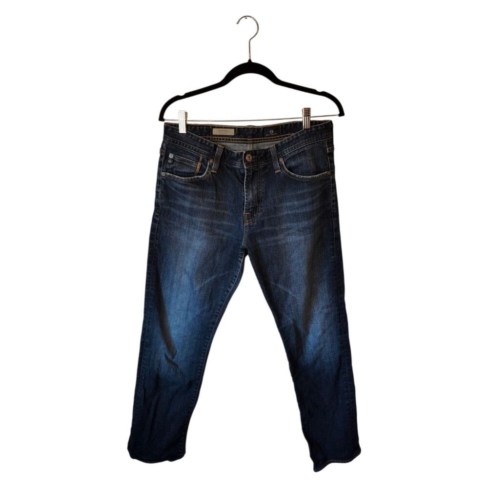 Ag Adriano Goldschmied "The Graduate" Slim Straight Dark Blue Jeans Size 32